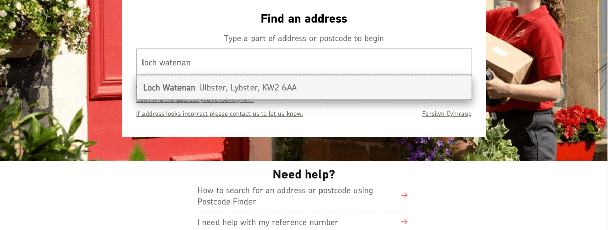We finally have a postal&nbsp;address