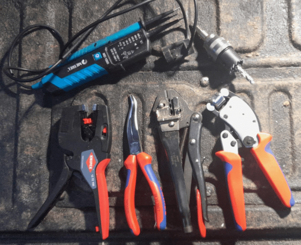 Tools used for the build
