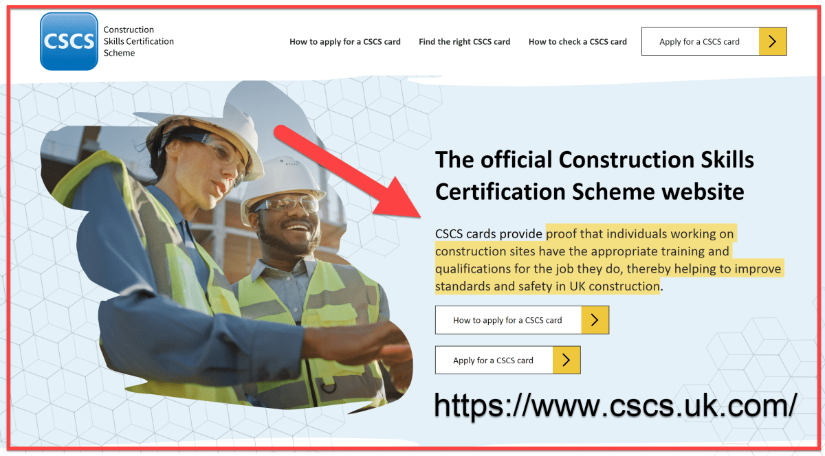 Getting a CSCS card in the&nbsp;UK