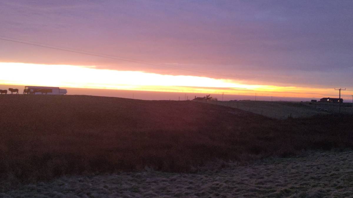 Sunrise in Caithness